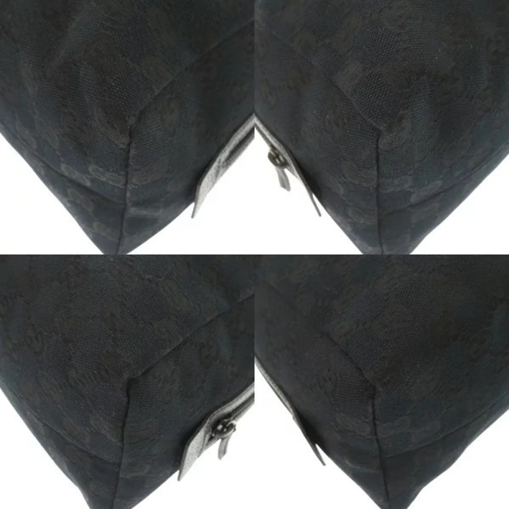 Gucci handbag GG canvas leather black - Picture 4 of 6